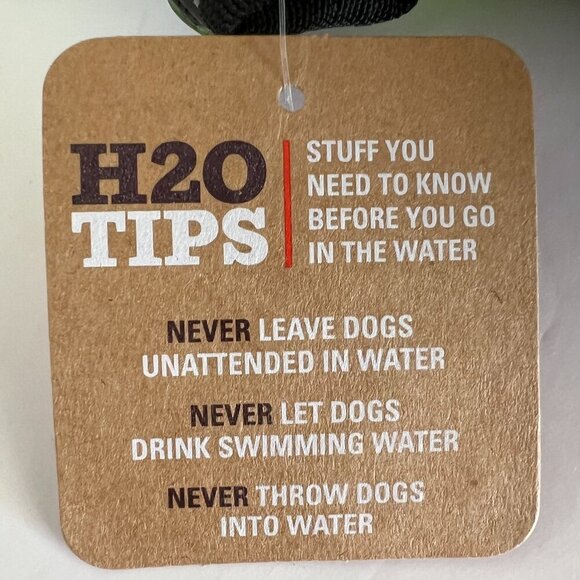 NWT Arcadia Trail High Visibility Flotation Aid For Dogs - Neon Green - Picture 8 of 11